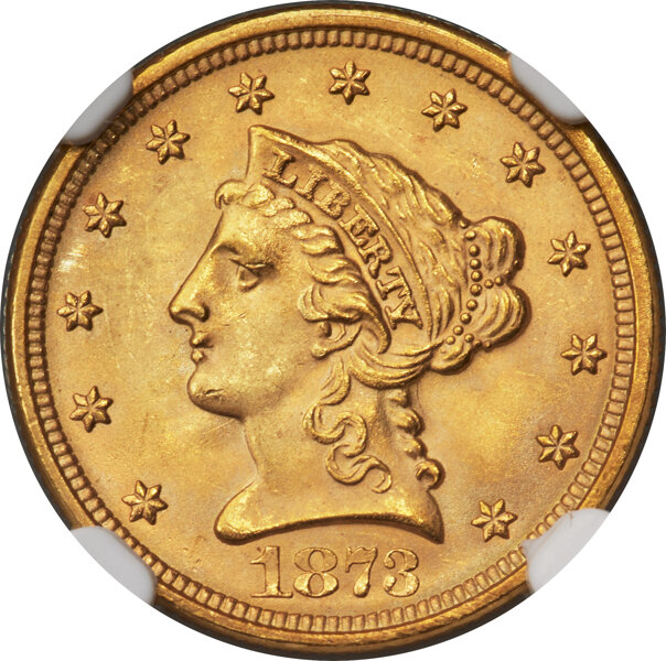 1873 $2 1/2 Closed 3 MS thumbnail 3