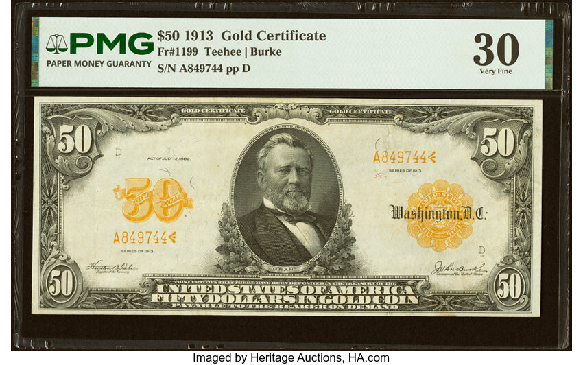 1913 $50  (Fr. 1199) thumbnail 4