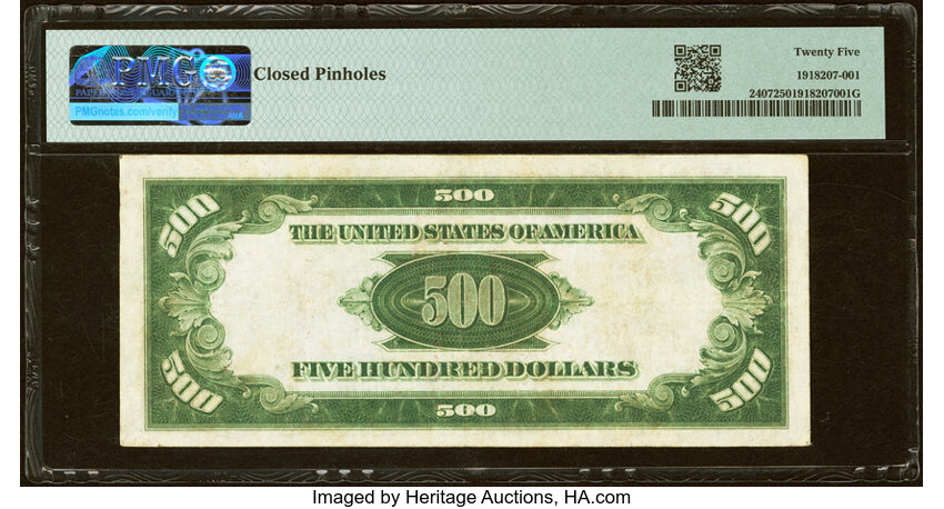 1928 $500  (Fr. 2407) thumbnail 5