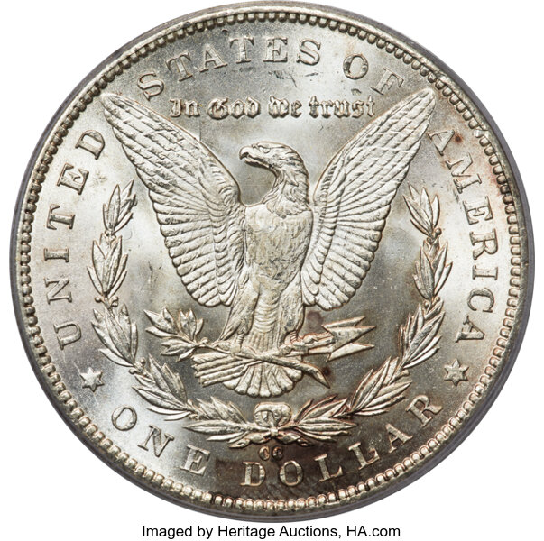 1892-CC $1  Far Date, CC Tilted Left, VAM-9 MS thumbnail 3