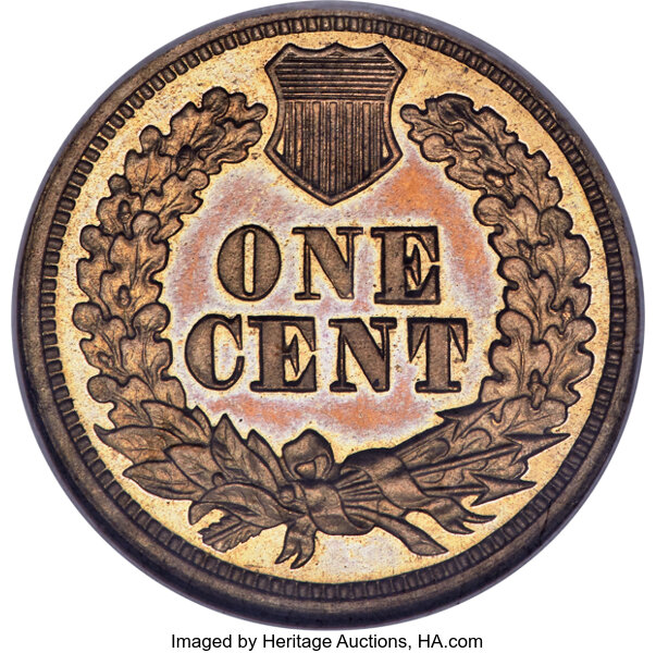 1864 1c Copper Nickel PR CAM thumbnail 16