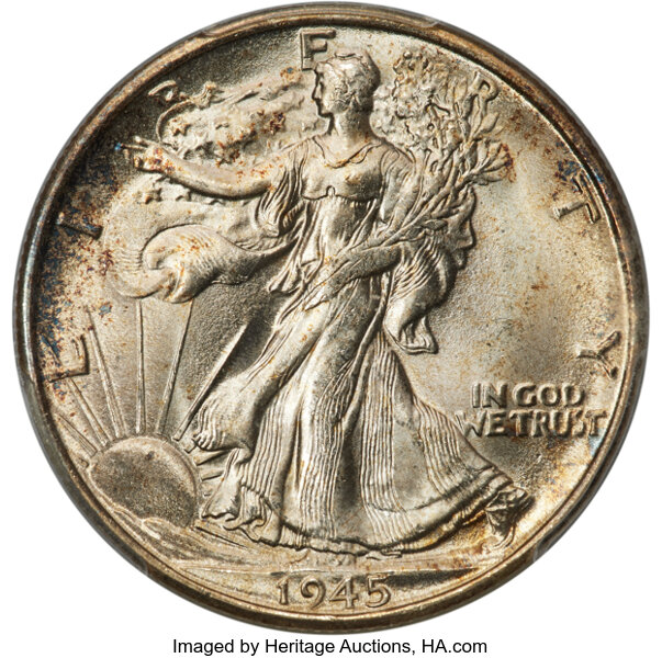 1945-S 50c MS thumbnail 3