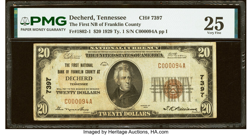1929 $20  Type 1 (Fr. 1802-1) thumbnail 11