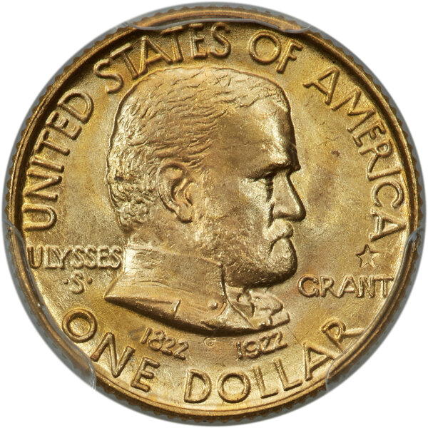 1922 G$1 Grant Memorial, with Star MS thumbnail 3