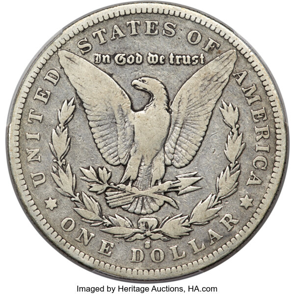 Morgan $1  Pre-1921 [Type] AG2 thumbnail 4
