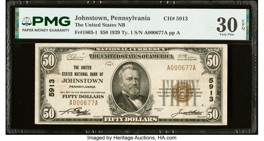 1929 $50  Type 1 (Fr. 1803-1) thumbnail 4