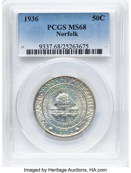 1936 50c Norfolk MS thumbnail 3