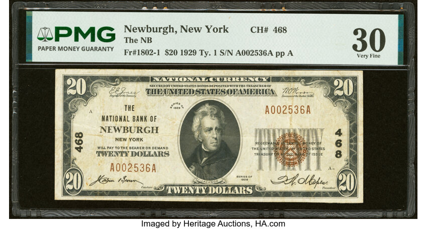 1929 $20  Type 1 (Fr. 1802-1) thumbnail 5