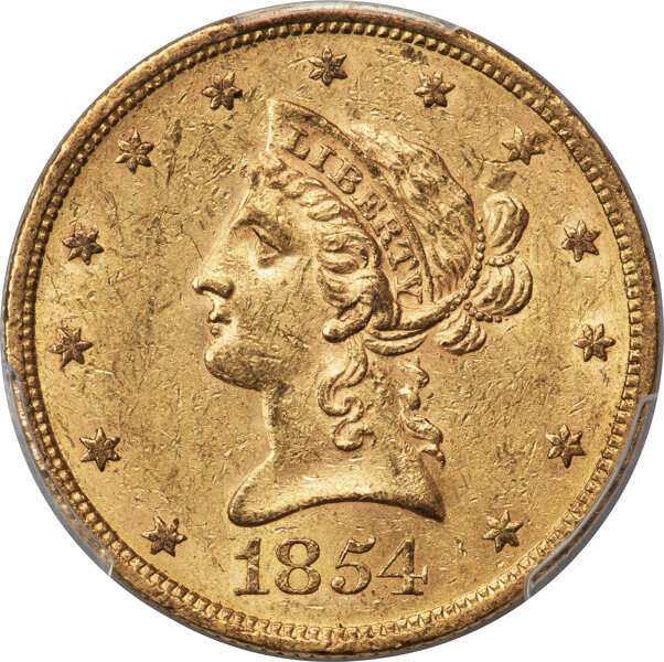 1854-S $10  MS thumbnail 3