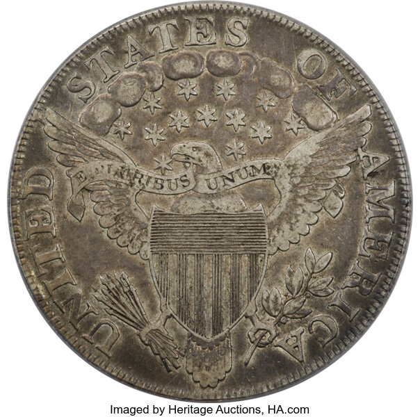 1802 $1  Narrow Date, B-6, BB-241 MS thumbnail 18