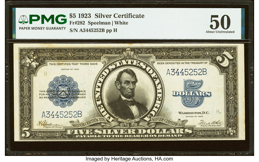 1923 $5  (Fr. 282) thumbnail 4