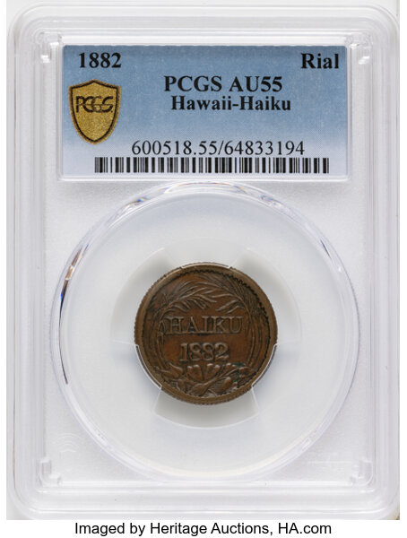 1882 Rial Hawaii-Haiku MS thumbnail 13