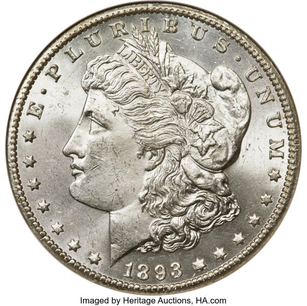 Image for 1893-CC $1  Doubled Profile, VAM-5 MS