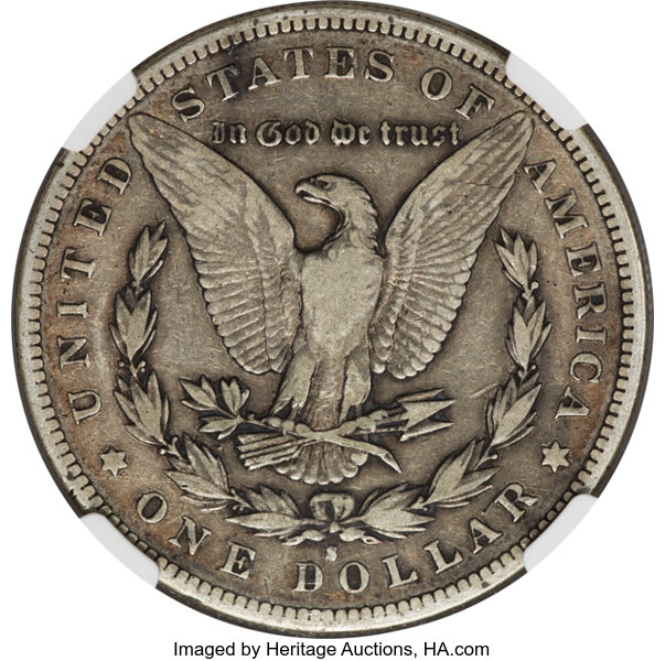 Morgan $1  Pre-1921 [Type] AG2 thumbnail 8