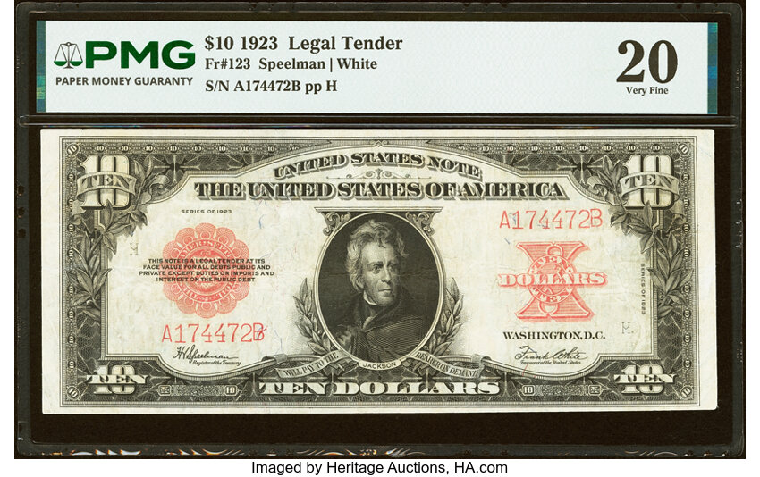 1923 $10  (Fr. 123) thumbnail 6