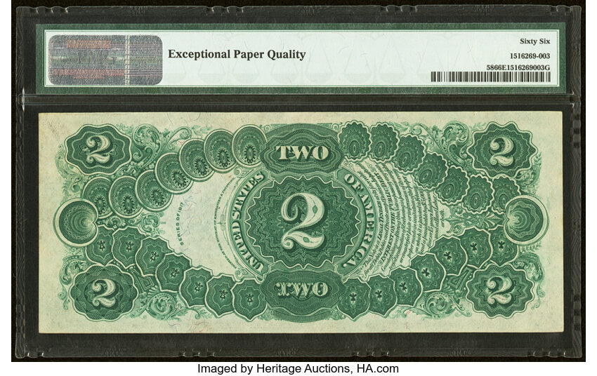 1917 $2  Mule (Fr. 58m) thumbnail 16