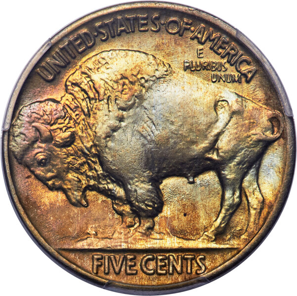 1915 5c 2 Feathers, FS-401 MS thumbnail 3