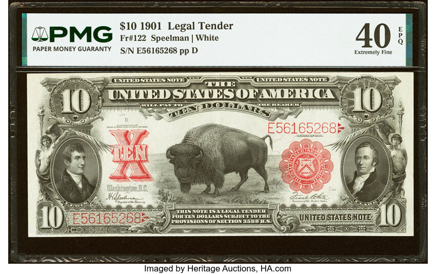 1901 $10  (Fr. 122) thumbnail 4