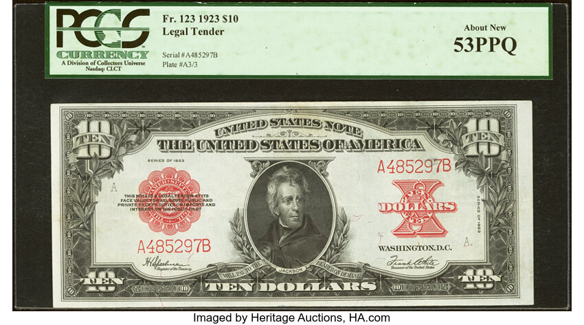 1923 $10  (Fr. 123) thumbnail 3