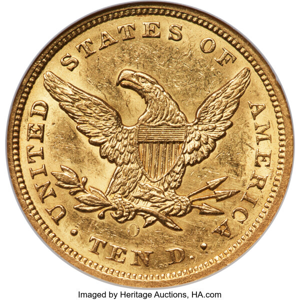 1854-O $10  Large Date MS thumbnail 16