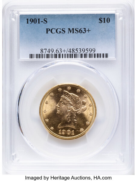 1901-S $10  MS thumbnail 3
