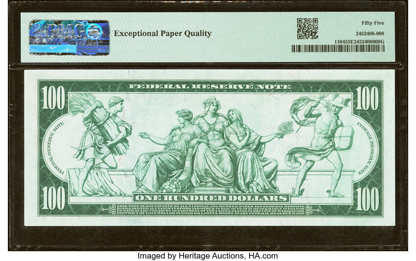 1914 $100  Blue Seal, Atlanta (Fr. 1104) thumbnail 19