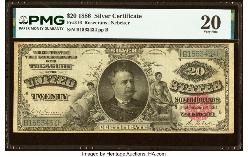 1886 $20  (Fr. 316) thumbnail 2