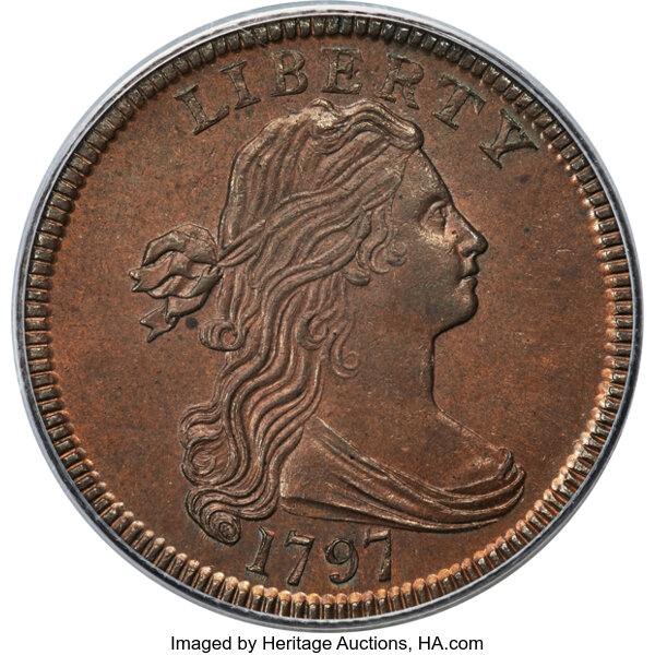1797 1c Reverse of 1797, Stems, S-135  MS BN thumbnail 2