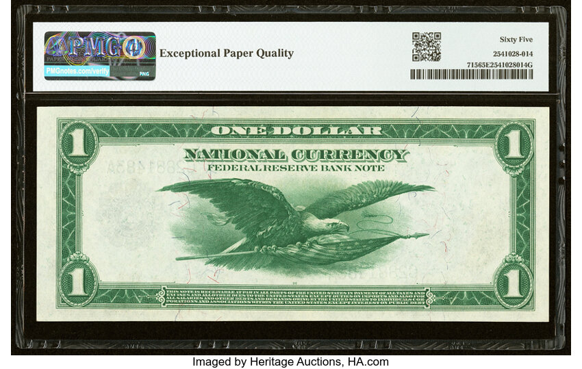 1918 $1  Philadelphia (Fr. 715) thumbnail 18
