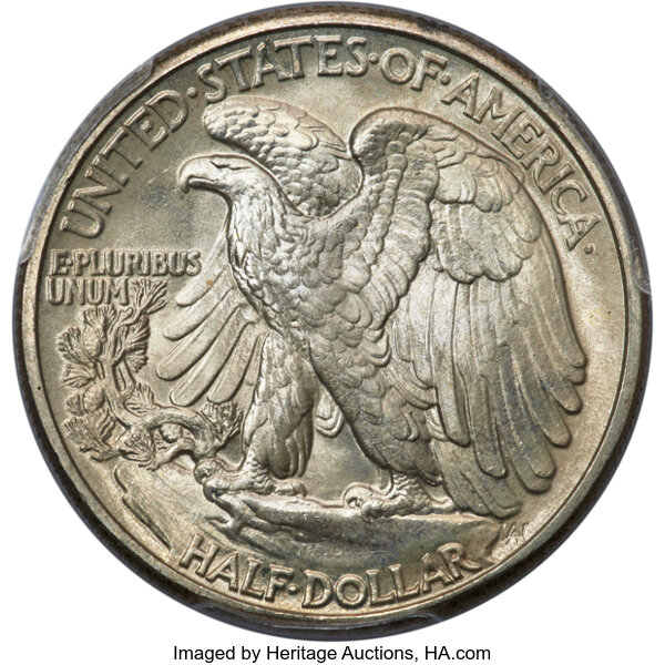 1941 50c MS68 thumbnail 4