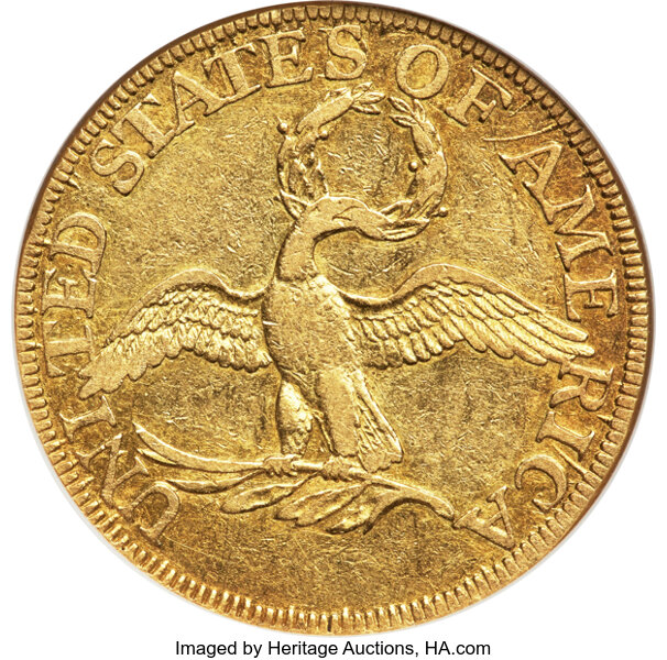 1795 $5  Small Eagle, S/D, BD-5 MS thumbnail 4