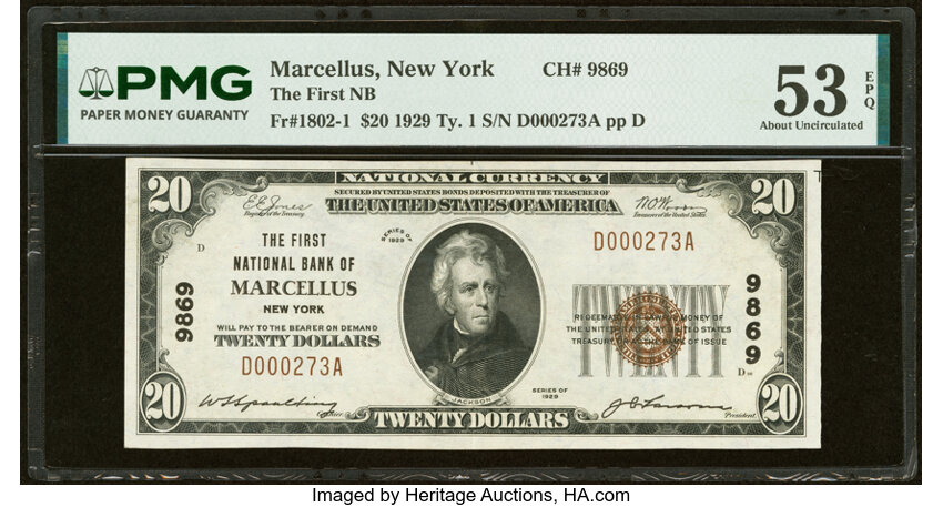 1929 $20  Type 1 (Fr. 1802-1) thumbnail 4