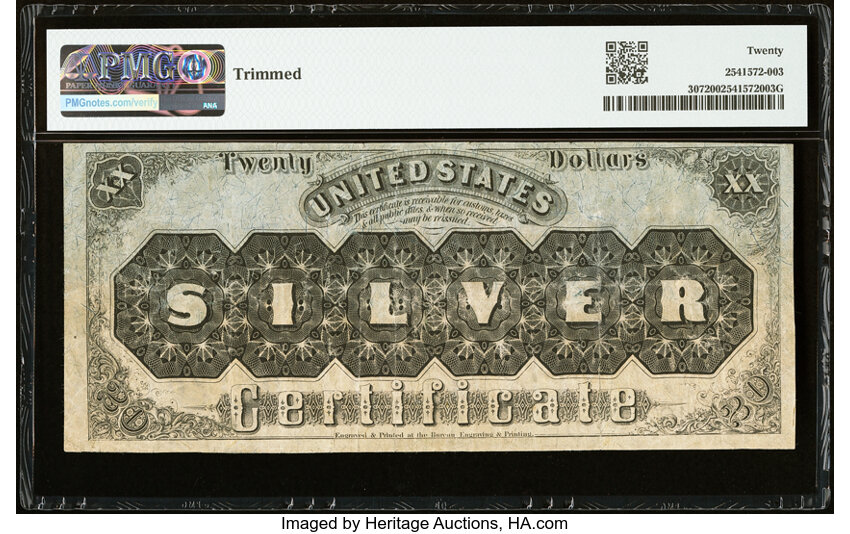 1878 $20  (Fr. 307) thumbnail 3