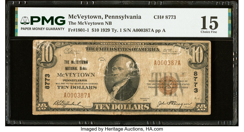 1929 $10  Type 1 (Fr. 1801-1) thumbnail 10