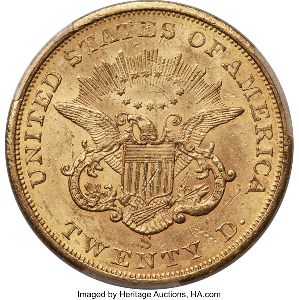 1854-S $20  MS thumbnail 19