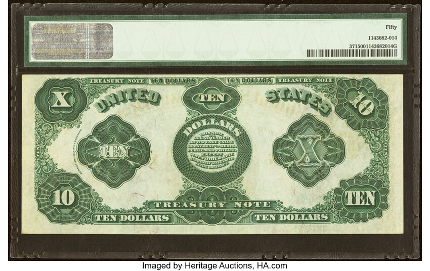 1891 $10  (Fr. 371) thumbnail 3