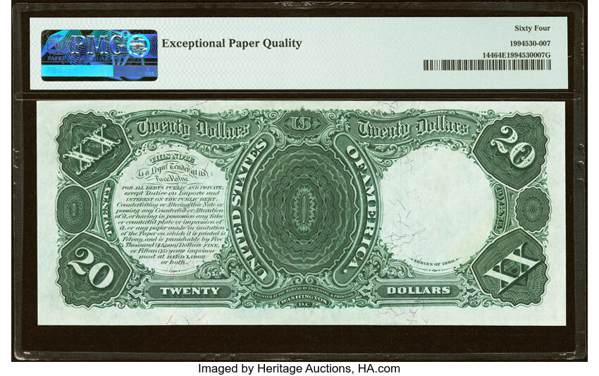 1880 $20  (Fr. 144) thumbnail 3