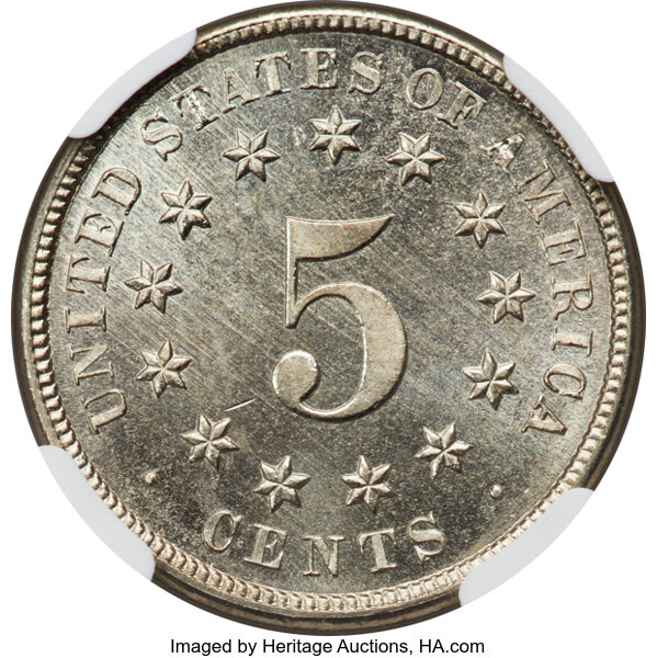 1879 5c XF40 CAC thumbnail 24