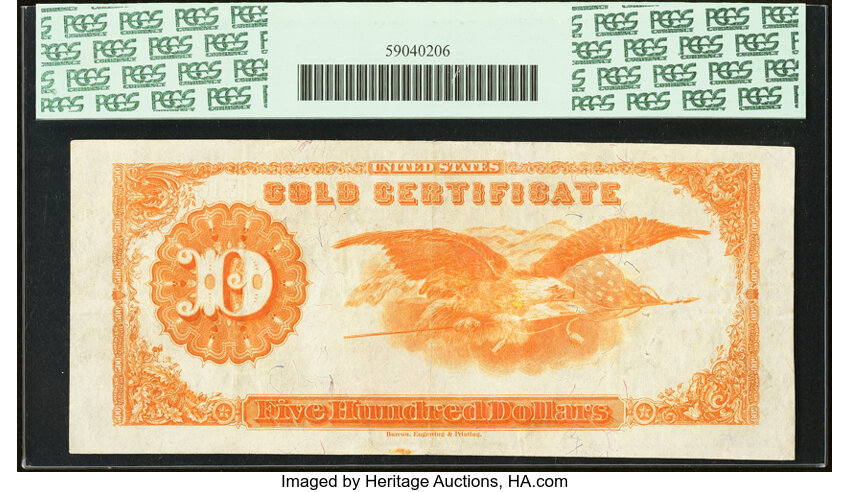 1922 $500  (Fr. 1217) thumbnail 8