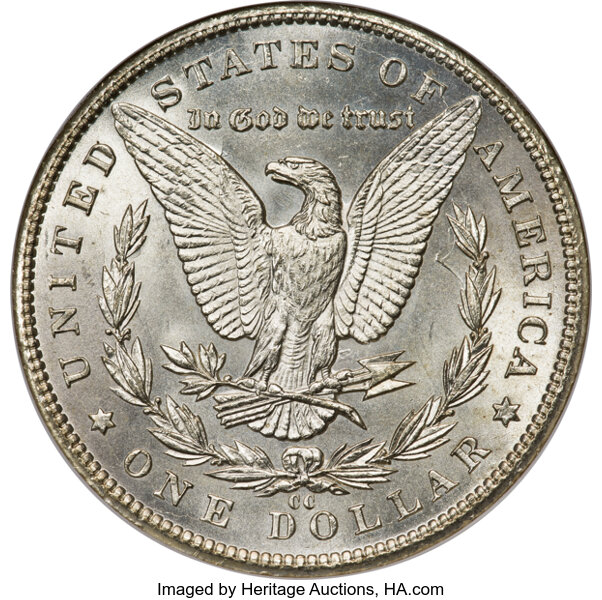 1893-CC $1  Doubled Profile, VAM-5 MS thumbnail 2