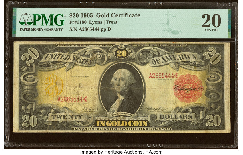1905 $20  (Fr. 1180) thumbnail 4