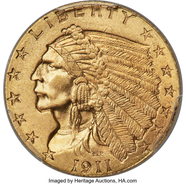 1911-D $2 1/2 Strong D MS thumbnail 3