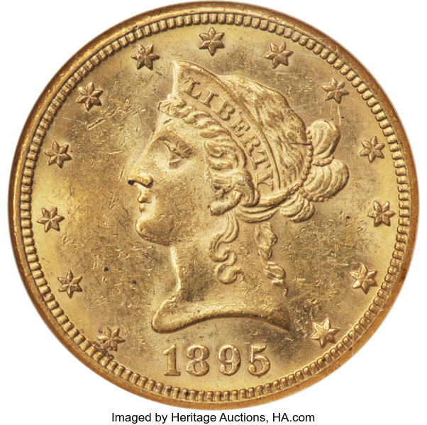 1895-O $10  MS PL thumbnail 3