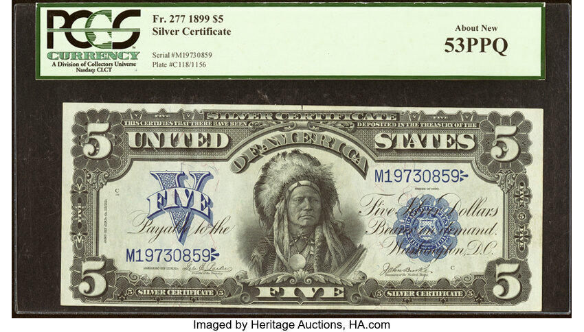 1899 $5  (Fr. 277) thumbnail 2