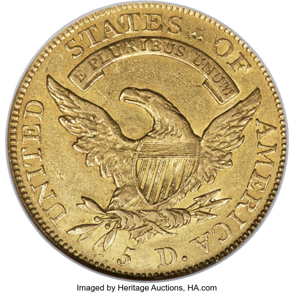 1812 $5  Wide 5D, BD-1 MS thumbnail 11