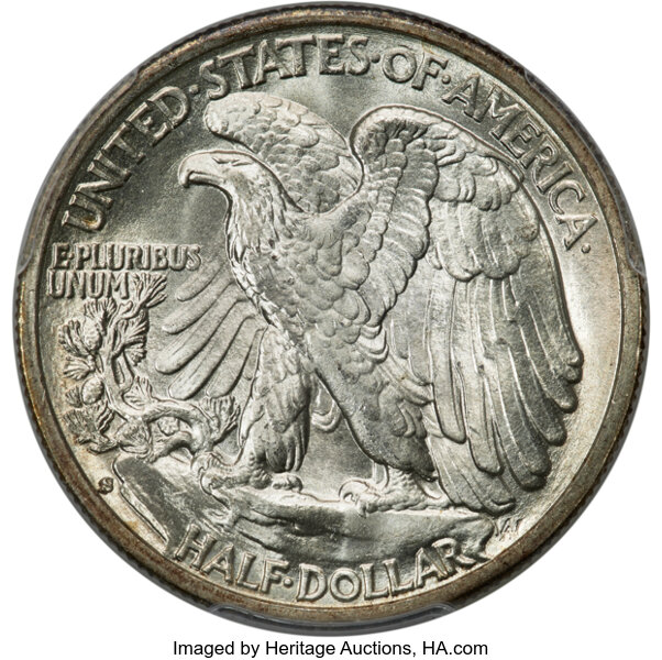 1943-S 50c MS67 thumbnail 2
