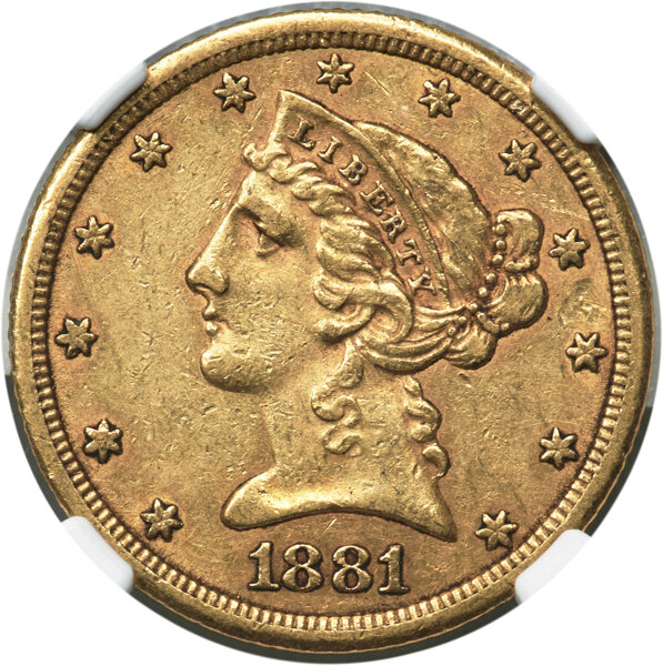 1881-CC $5  MS thumbnail 3