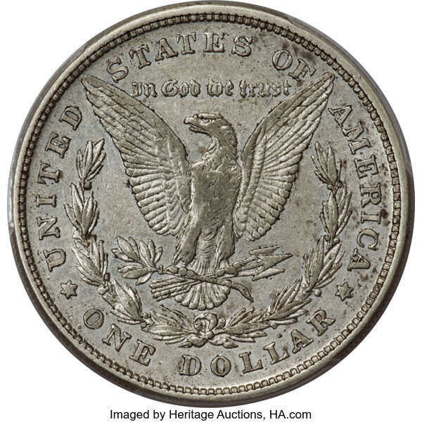 1878 8TF $1  Boll Lines, VAM-14.20 MS thumbnail 2