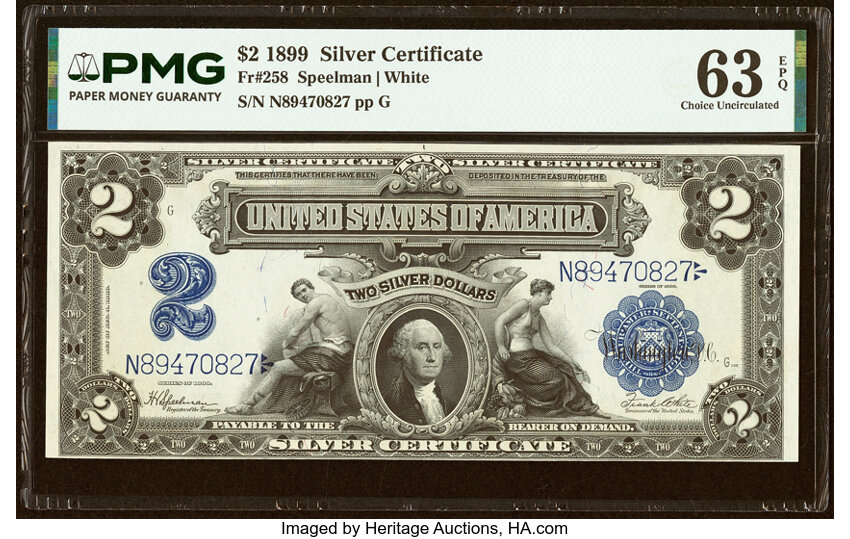 1899 $2  (Fr. 258) thumbnail 3