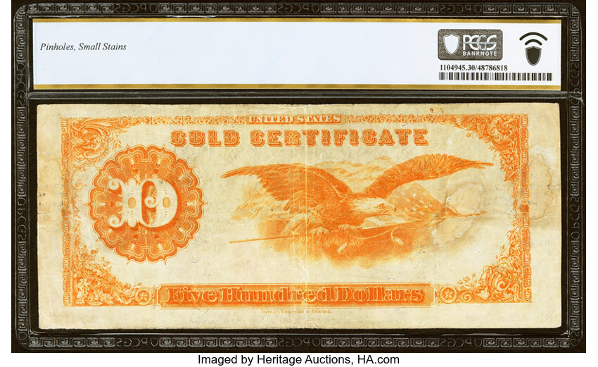 1922 $500  (Fr. 1217) thumbnail 9